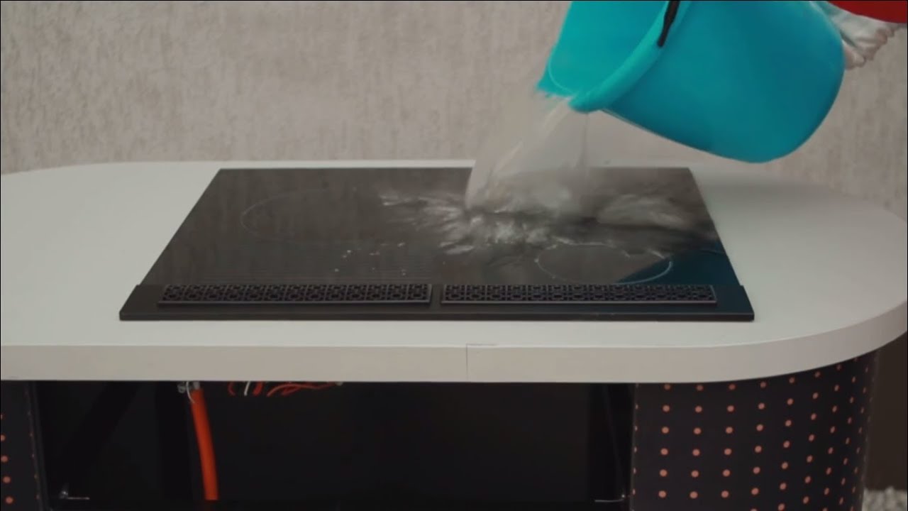 Solgaz - test wytrzymałości Ceramicznej Płyty Gazowej (crash test)