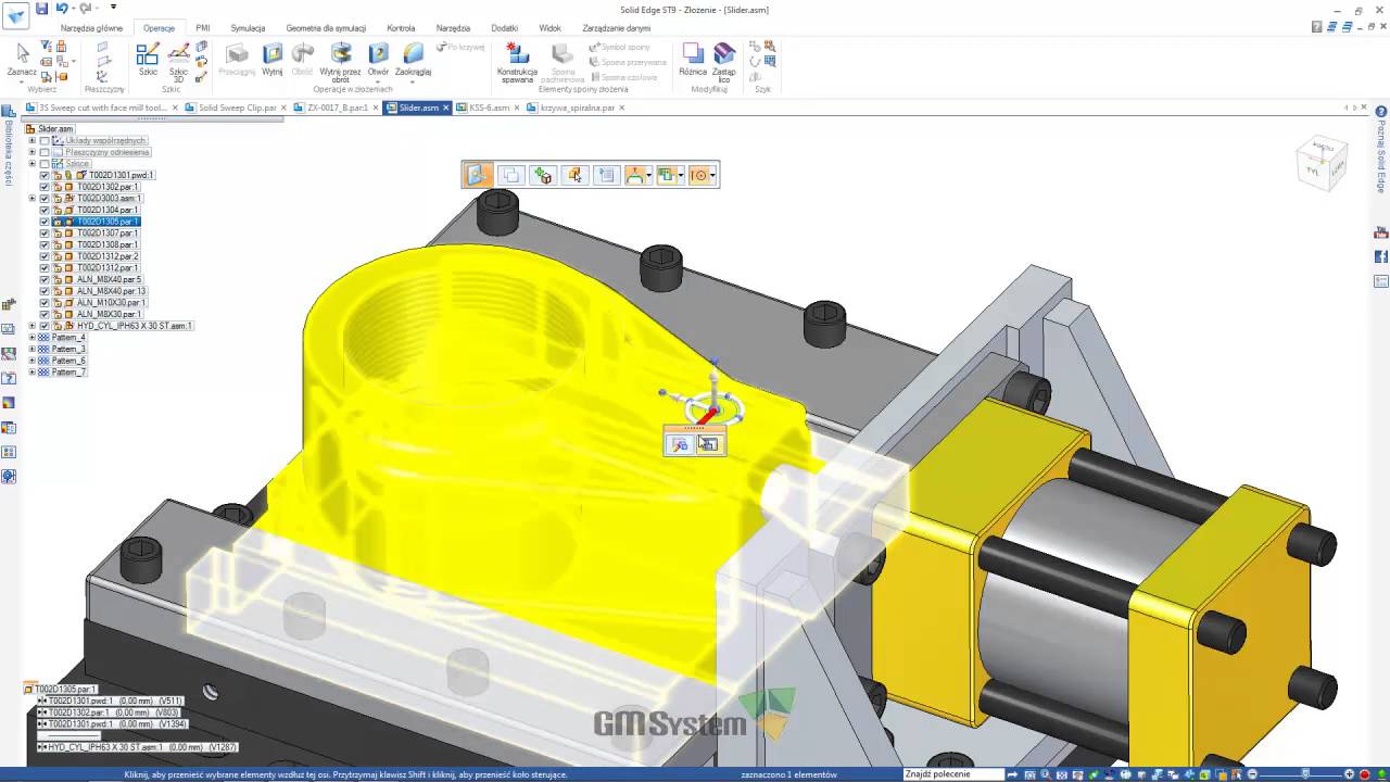 Wybrane nowości Solid Edge ST9 - Środowisko modelowania części – Część 2