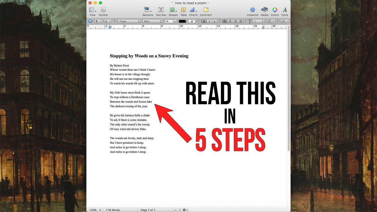 How to read a POEM (5 steps) | Literature In The Dark