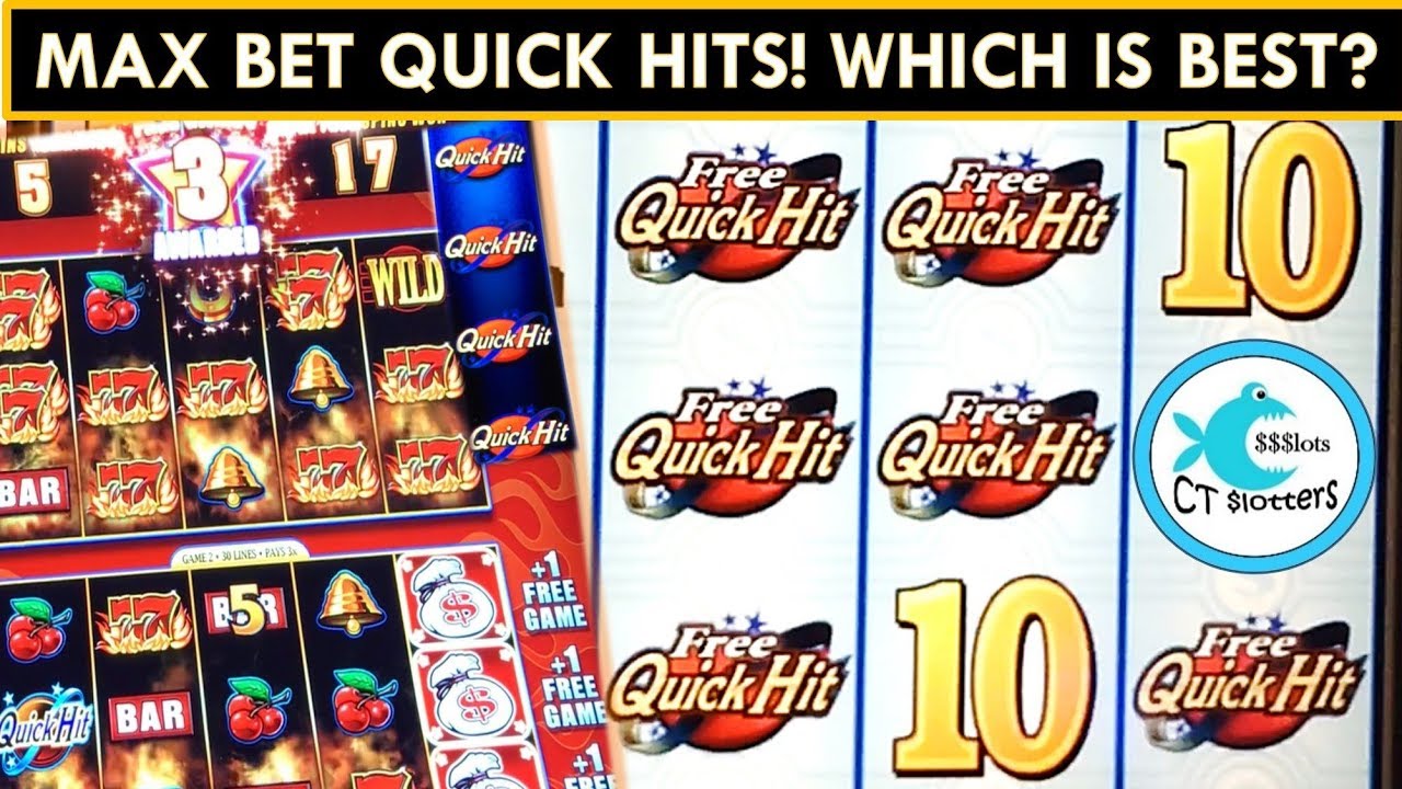 ★QUICK HIT SLOT MACHINES! MAX BET!★3 Different Bonuses - WHICH WAS BIGGEST?