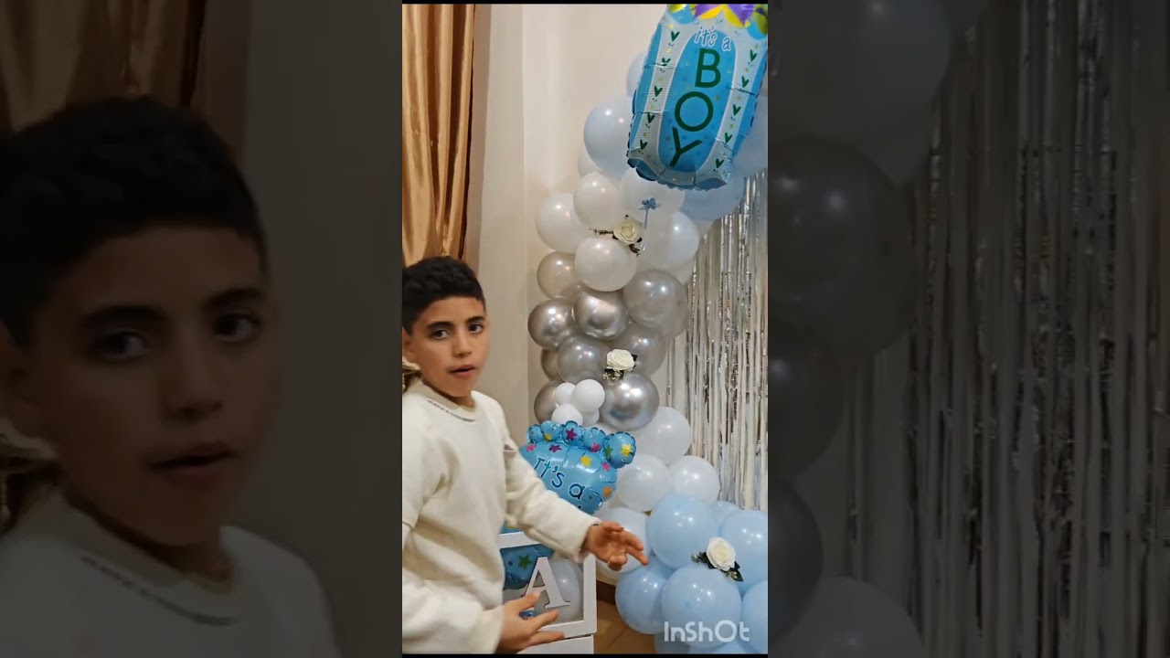 كيفية عمل ديكور بلالين، ديكور سبوع بيبي ولد 