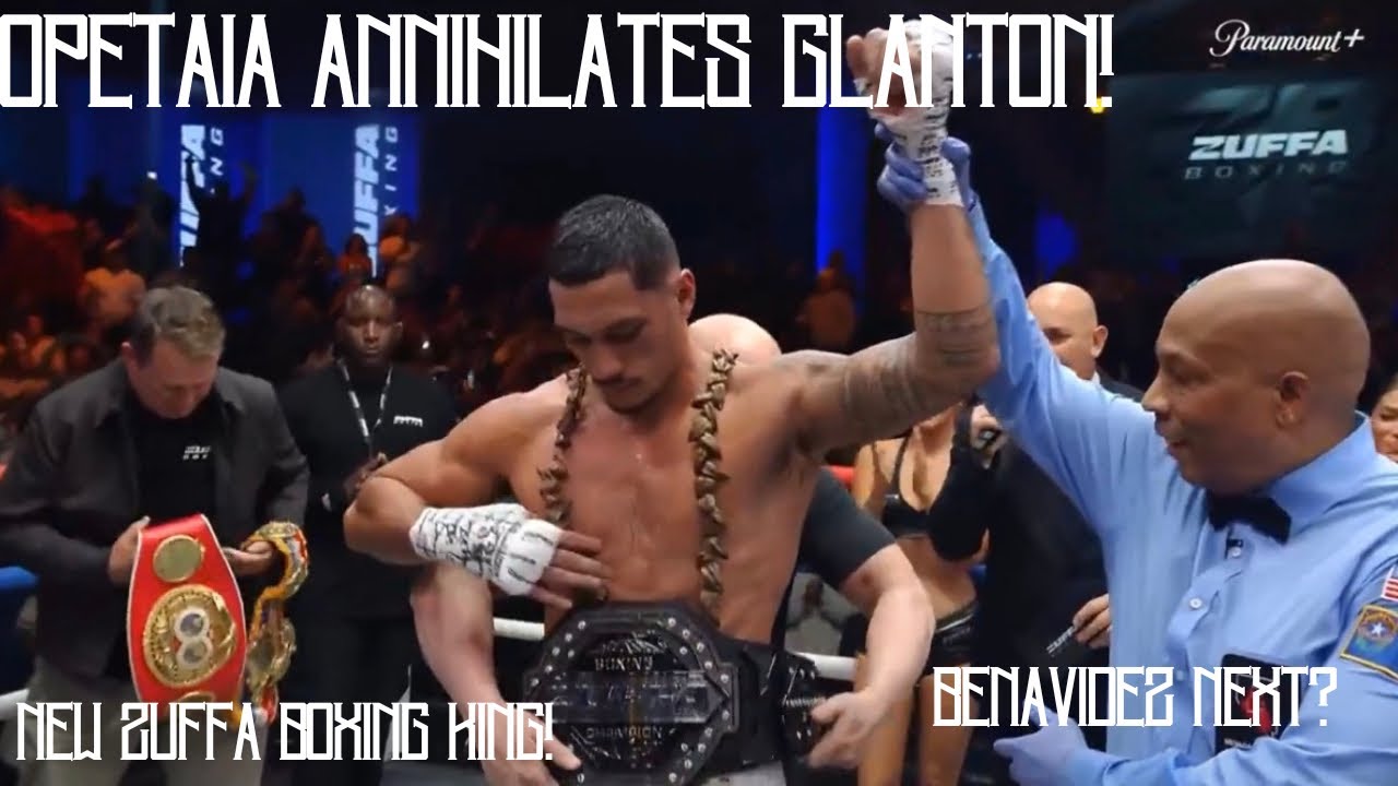 Jai Opetaia wants nothing more than Undisputed. New Zuffa Boxing king demolishes Glanton! 