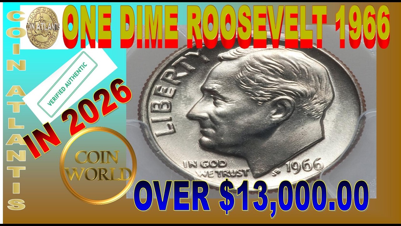 1966 Roosevelt Dime Coin Value. OVER $13,000.00 IN 2026