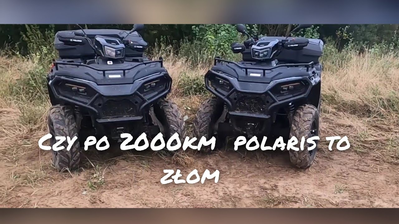 Złomlaris czy jednak  Polaris sportsman  570 Bleck Pearl 2021 opinia  użytkownika po 2000km