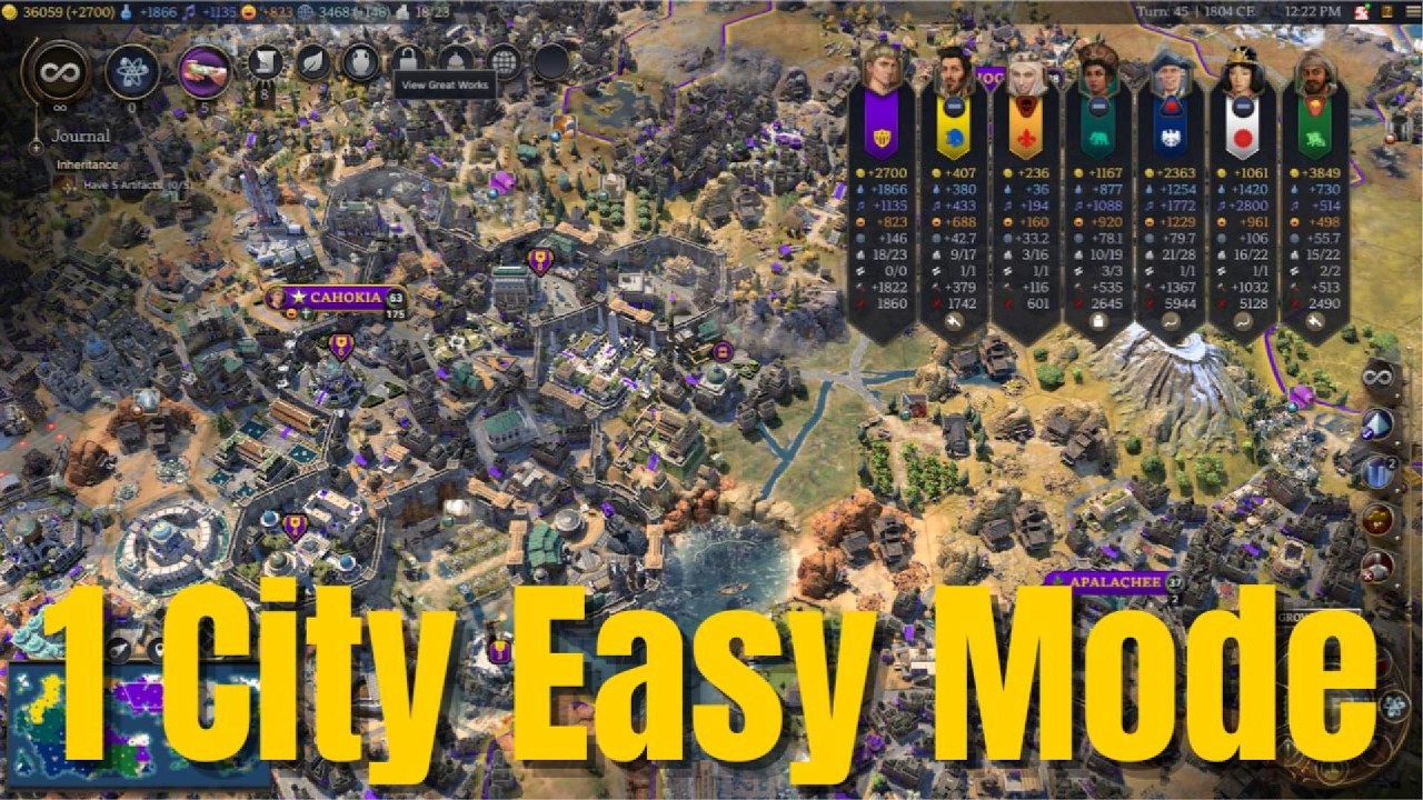 1 City Civ 7 Challenge made EASY!