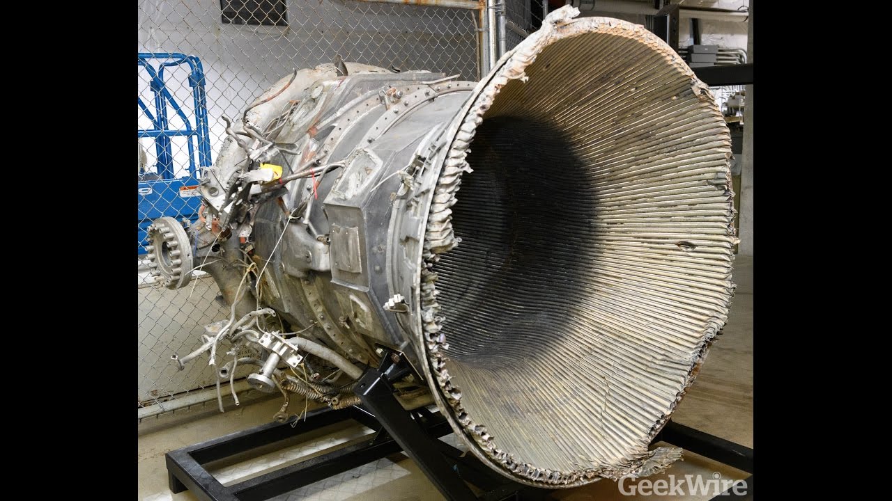 Sneak Preview: Recovered Apollo Saturn V F-1 rocket engines at the Museum of Flight