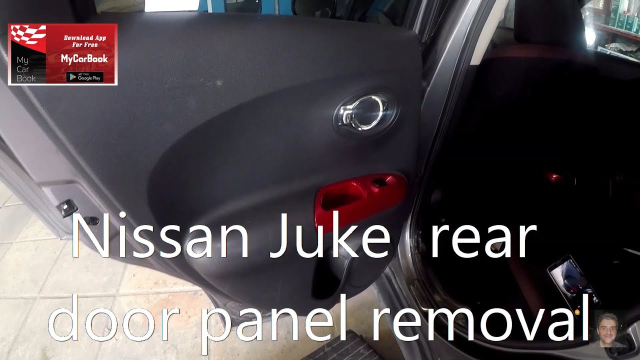 Nissan Juke rear door panel removal