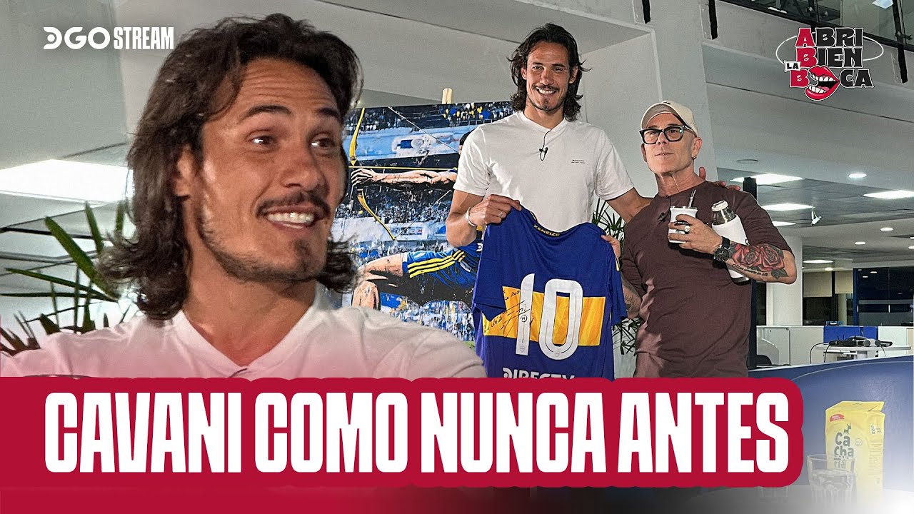 ENTREVISTA EXCLUSIVA a EDINSON CAVANI x MARTÍN VÁZQUEZ | Abrí Bien la Boca | DGO 13/2