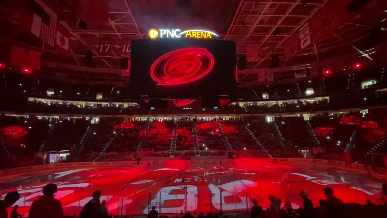 Carolina Hurricanes vs NY Islanders 4-17-23 R1 G1 Stanley Cup Playoffs The Loudest House in the NHL