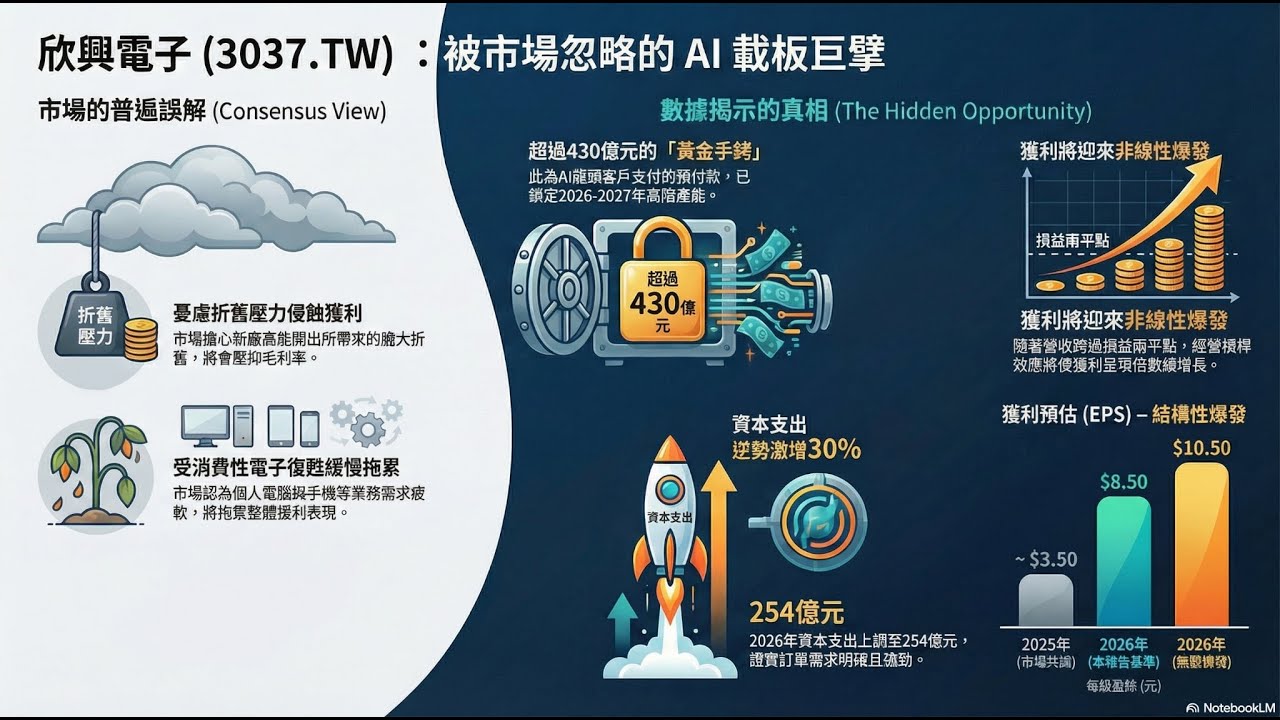 欣興電子 (3037)的千億豪賭：天才之舉或魯莽冒險？