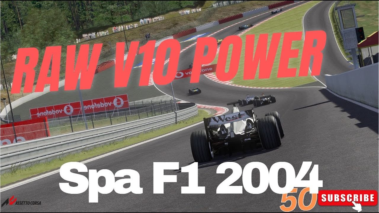 Formula 1 2004 Belgian GP | Kimi Raikkonen´s McLaren MP4-19 | Spa 50% race