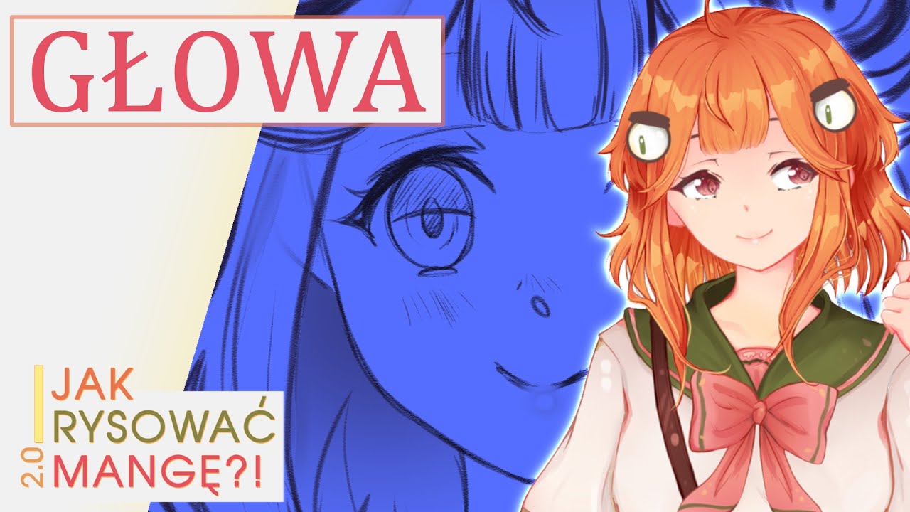 [MANGA] 19. Jak rysować głowę? PO NOWEMU! 🎨 #JakRysowaćMangę