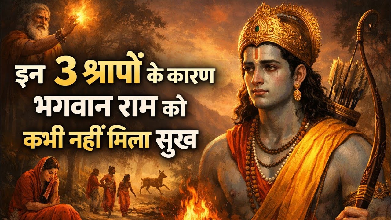 Ramayan: इन 3 श्रापों के कारण भगवान राम को कभी नहीं मिला कोई सुख | Man ka mandir