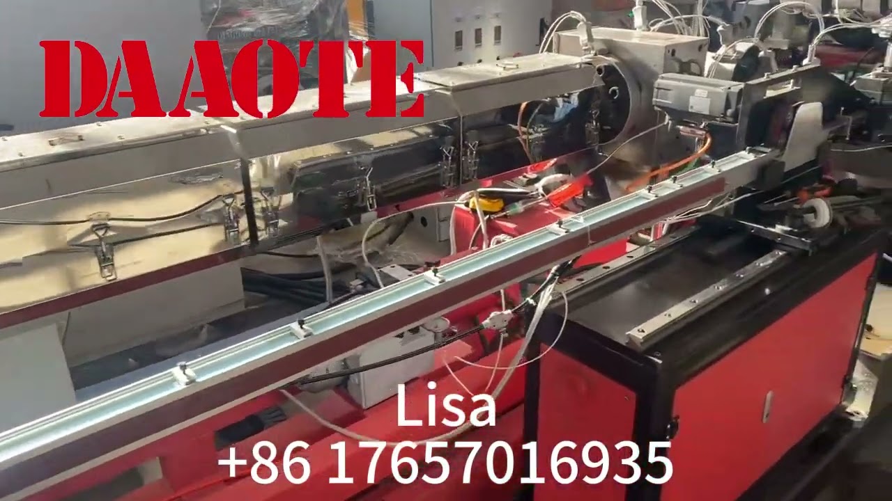 Double layers irrigation dripping hose extruder production line