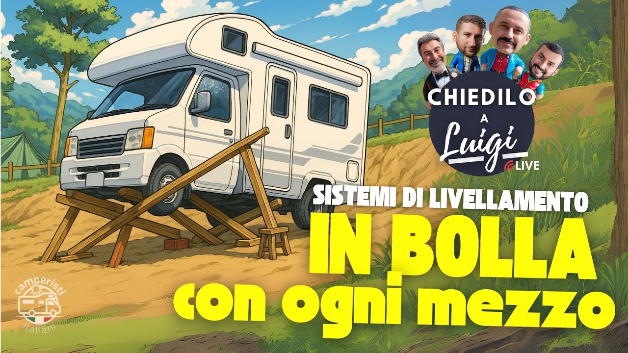 CAMPER: cunei, piedini idraulici ed elettrici | CHIEDILO A LUIGI