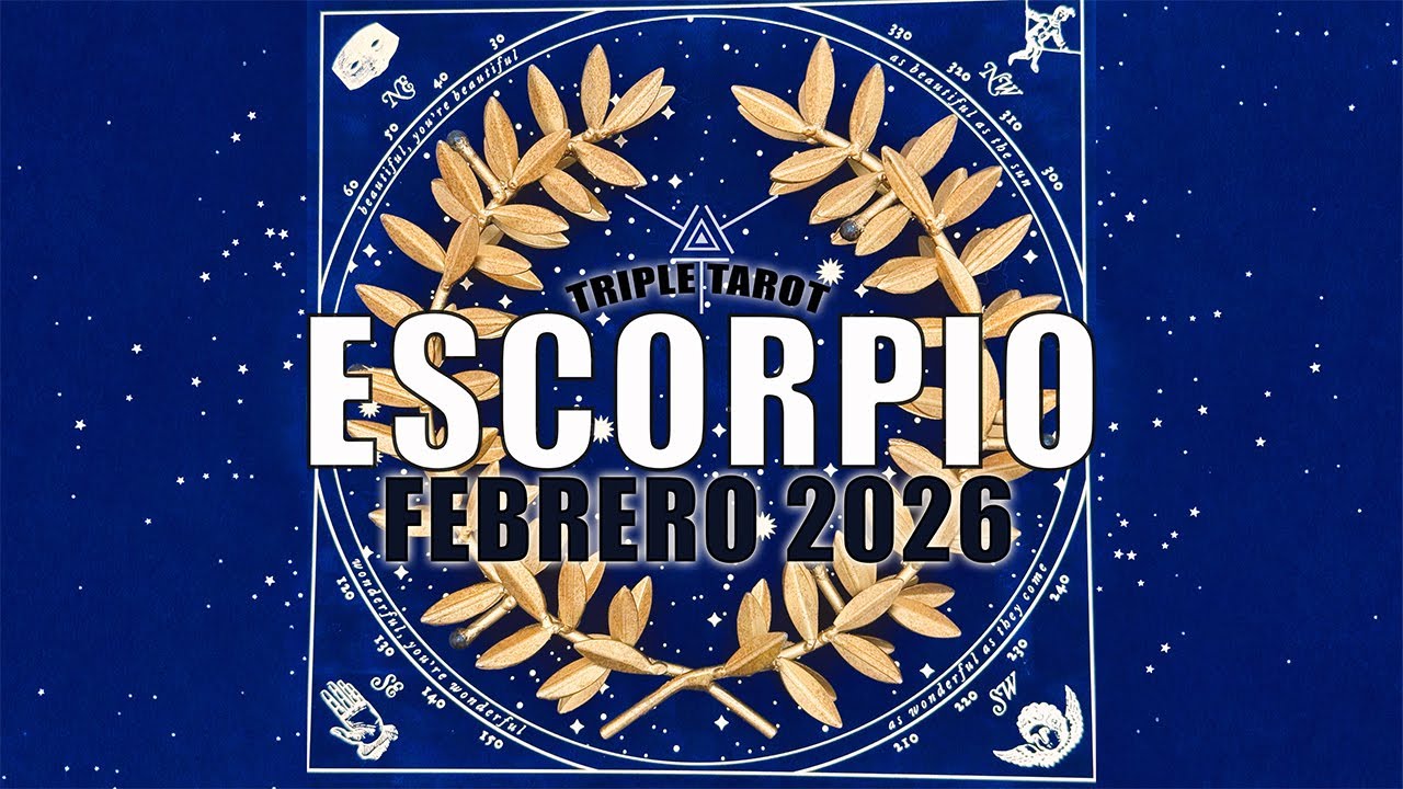 Escorpio ♏️&nbsp;- Tu deseo ser&aacute; concedido!!!  Tarot de Triple Cruz Febrero 2026