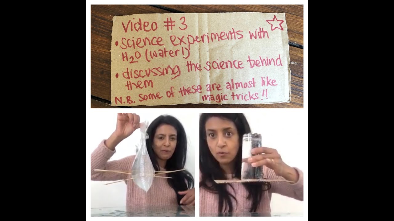 Konnie Huq video 3 - Fun & easy science experiments with water!