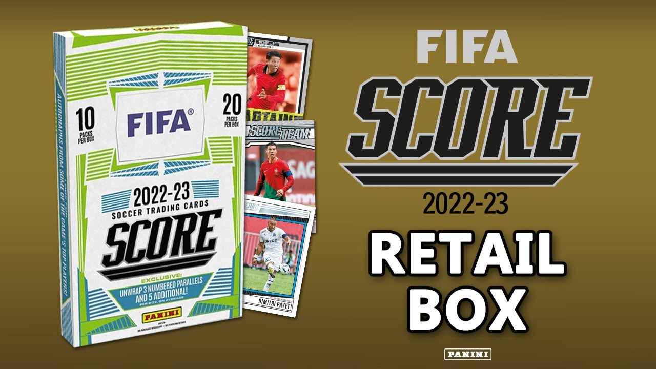 2022-23 PANINI Score FIFA Soccer Cards - RETAIL BOX