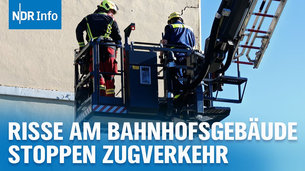 Einsturzgefahr in Ratzeburg: Bahnhof gesperrt! | NDR Info