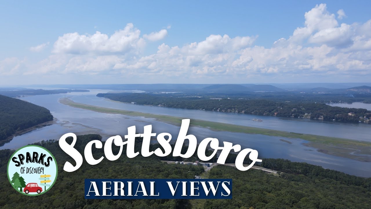 Aerial Views over Scottsboro