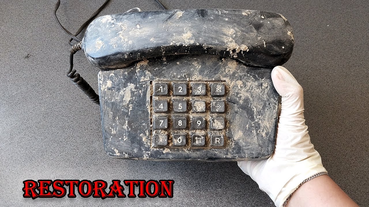 I restored the old and broken telephone - ASMR restoration