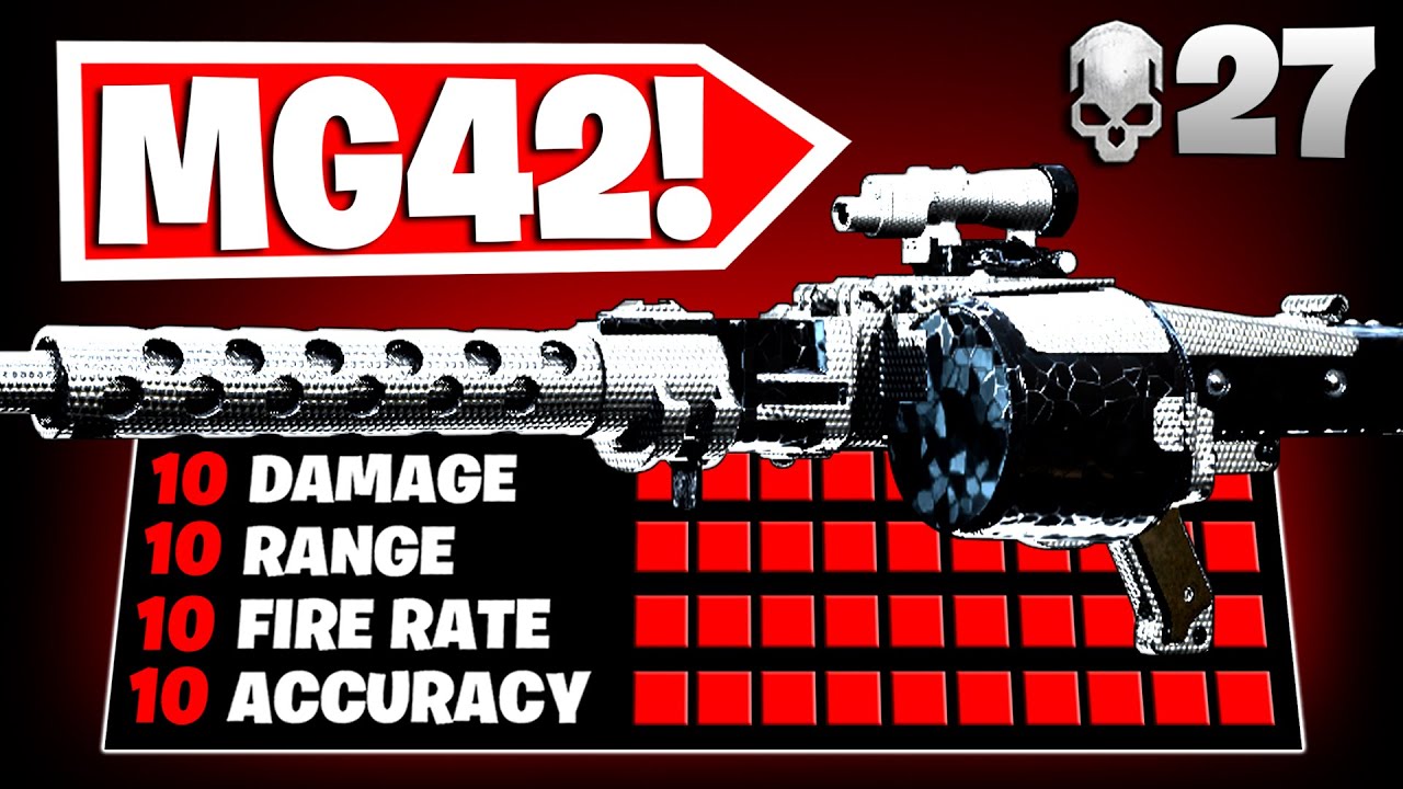 the "NO RECOIL" MG42 is *BROKEN* in WARZONE PACIFIC SEASON 1! (BEST MG42 CLASS SETUP/LOADOUT!)