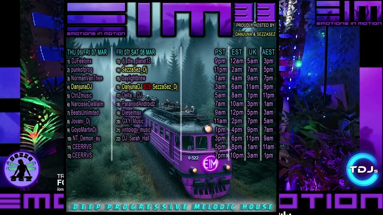 EIM33 💜 Trilucid Special! with Esque, Jerome Isma-Ae, Paul Thomas, Quivver, Dave Seaman, Leo Wood ++
