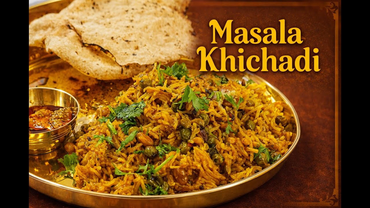 How to make Masala Khichadi in 10 Minutes? #shorts #viral #vegpulao #khichdi #vegpulav #food #easy