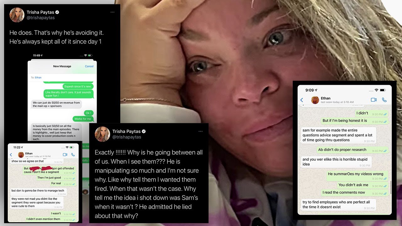 Trisha Paytas RELEASES Ethan's TEXTS...(h3h3 frenemies drama)