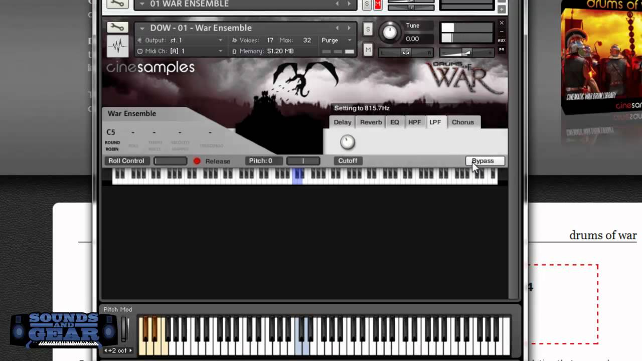 Cinesamples Drums of War 1.5 update overview
