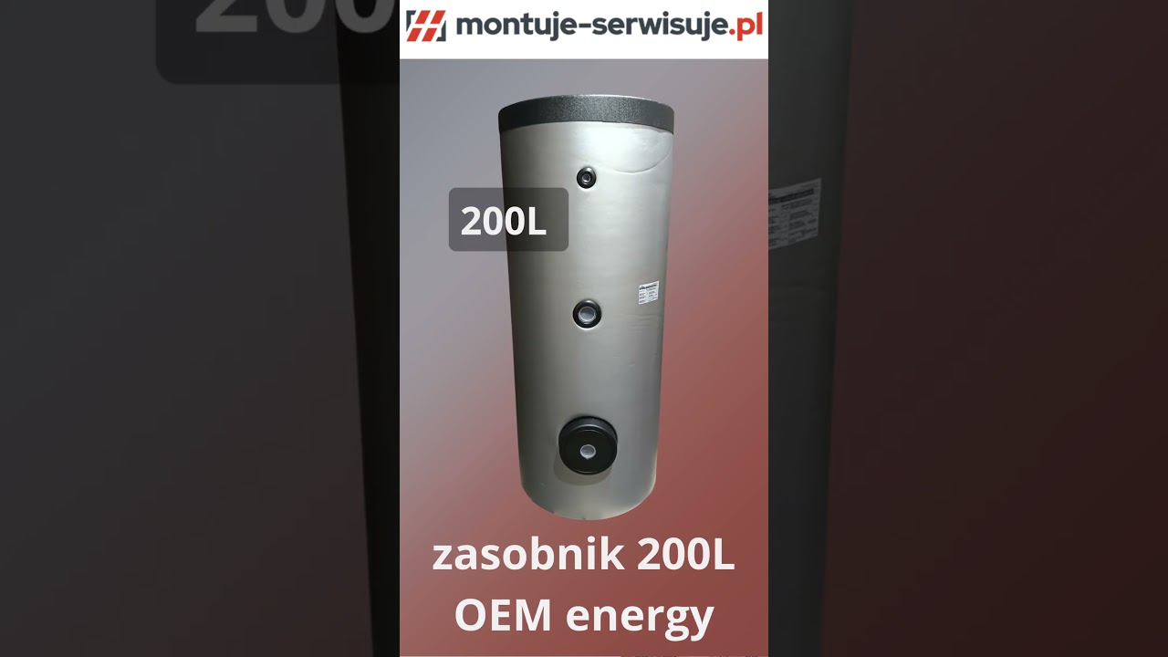 Vitodens 100 W – Zasobnik 200l dwie wężownice z otworami do montażu grzałek elektrycznych   OEM Ener