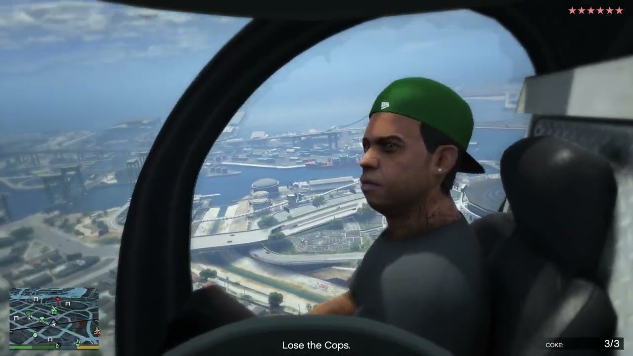 GTA 5 - Franklin & Lamar Yacht Heist + Ten Star Escape