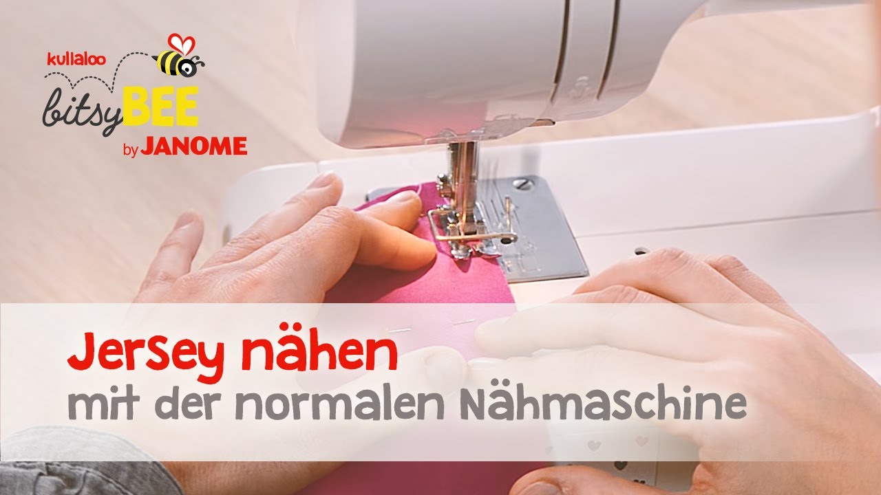 Jersey nähen mit der normalen Nähmaschine