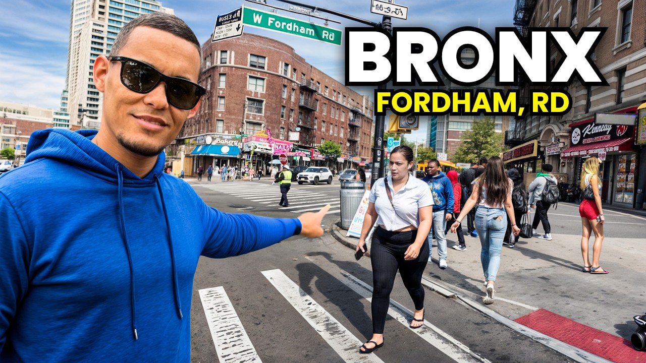 Caminando por el BRONX 🇺🇸 FORDHAM, NUEVA YORK