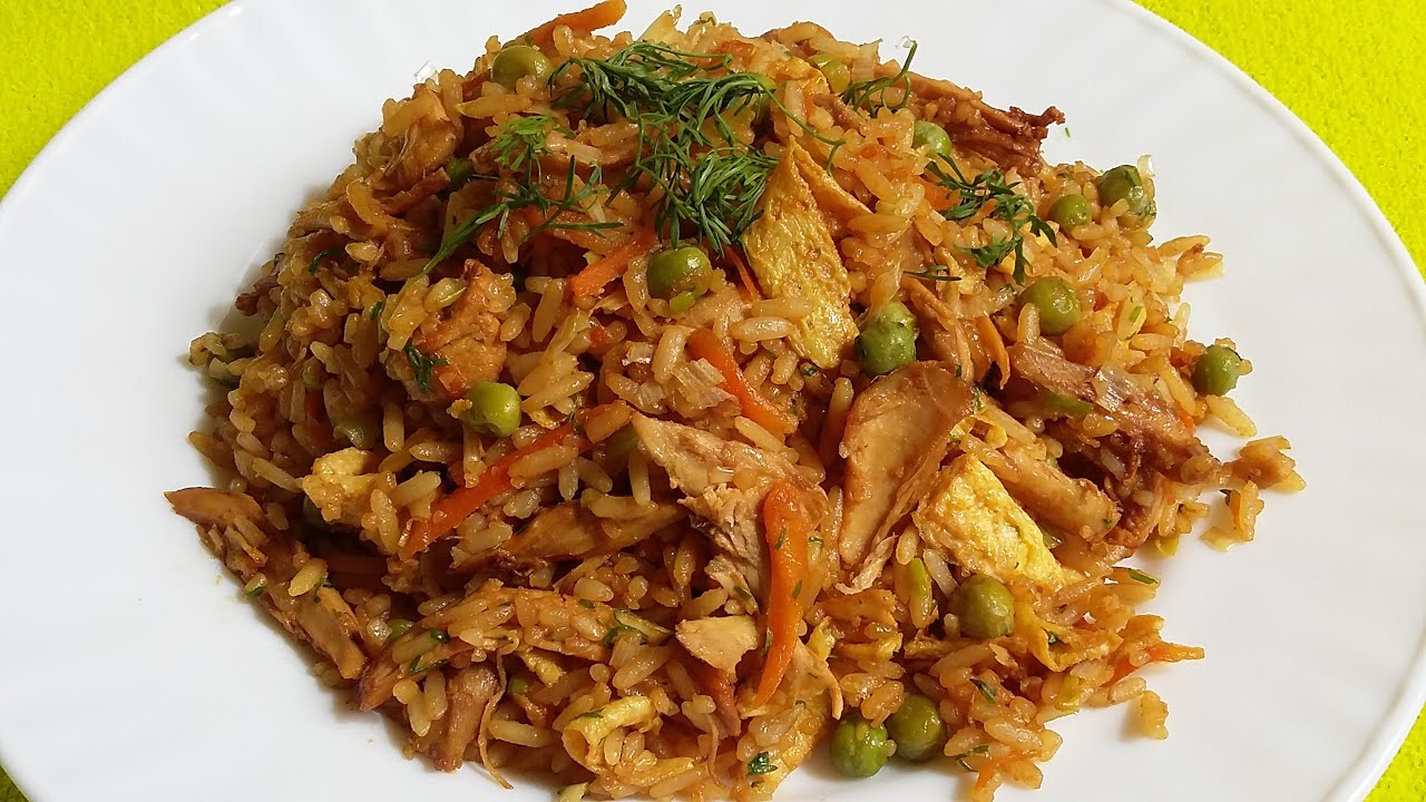 Chaulafan de pollo y huevo