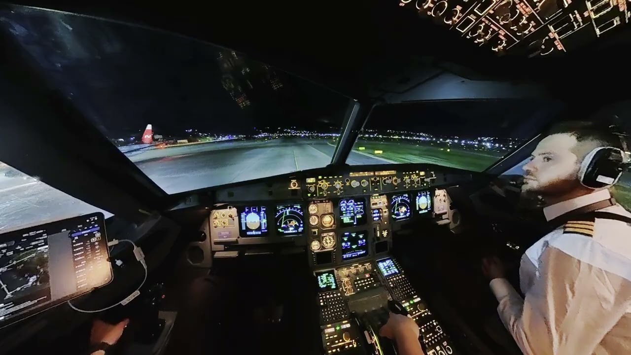 Airbus A320 Cockpit View: Real Pilot Takeoff Sochi, Russia (URSS) to Moscow (UUDD) | Captain Donatas