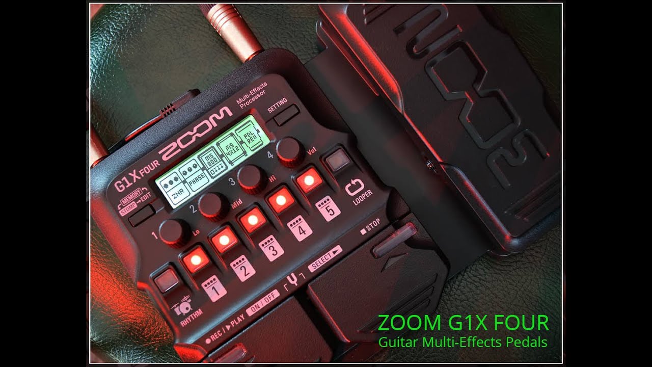 Zoom G1X Four - последний в исторической линейке гитарных процессоров [МОДЕЛЬ 2019]