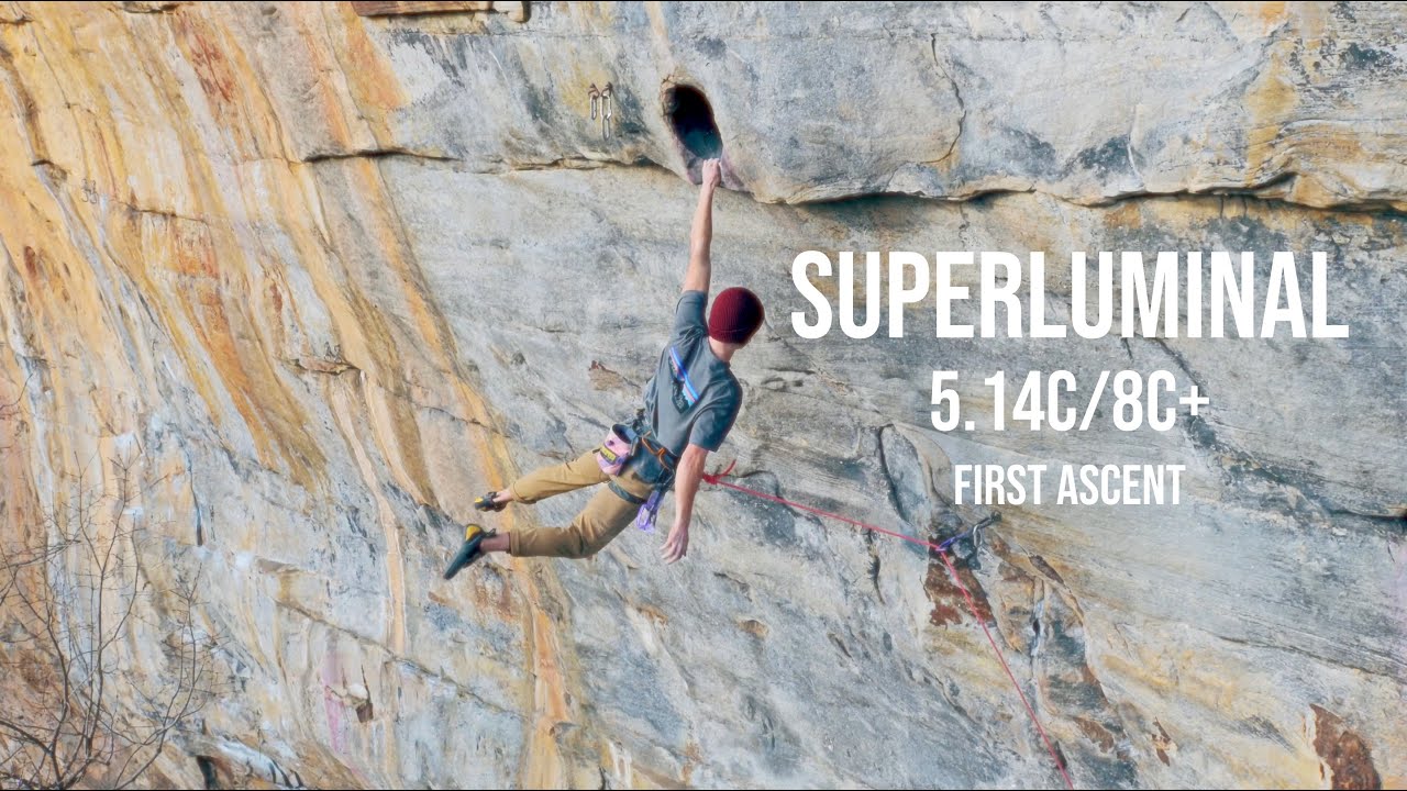 Superluminal 5.14c/8c+ First Ascent | New River Gorge