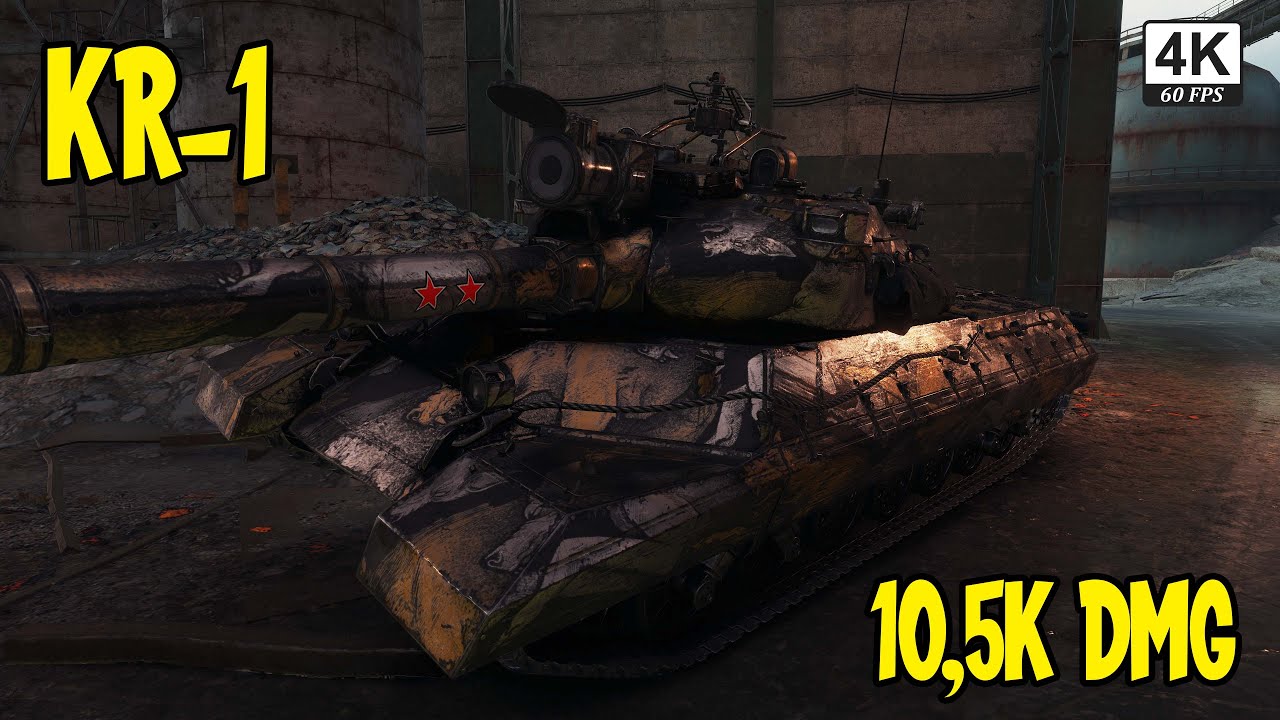 World Of Tanks KR-1 (10,5k Damage 8 kills) WOT