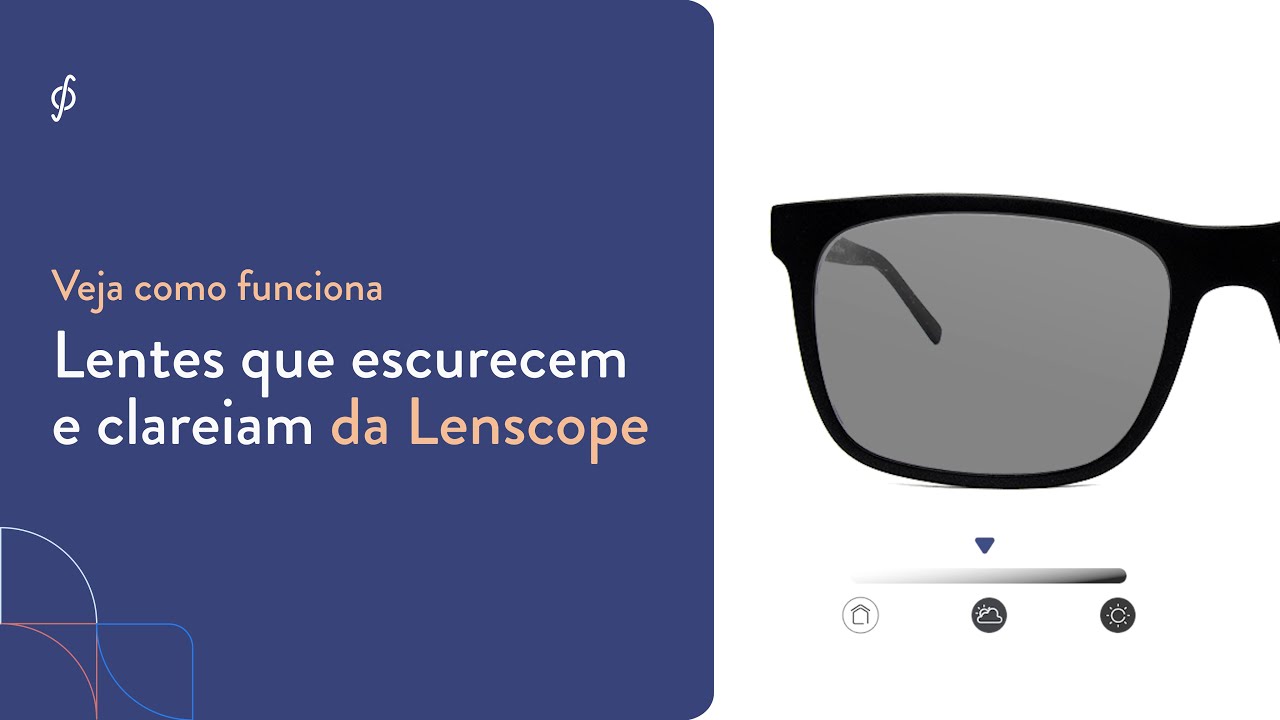 Lentes fotocrom&aacute;ticas da Lenscope: saiba como funcionam e garantia