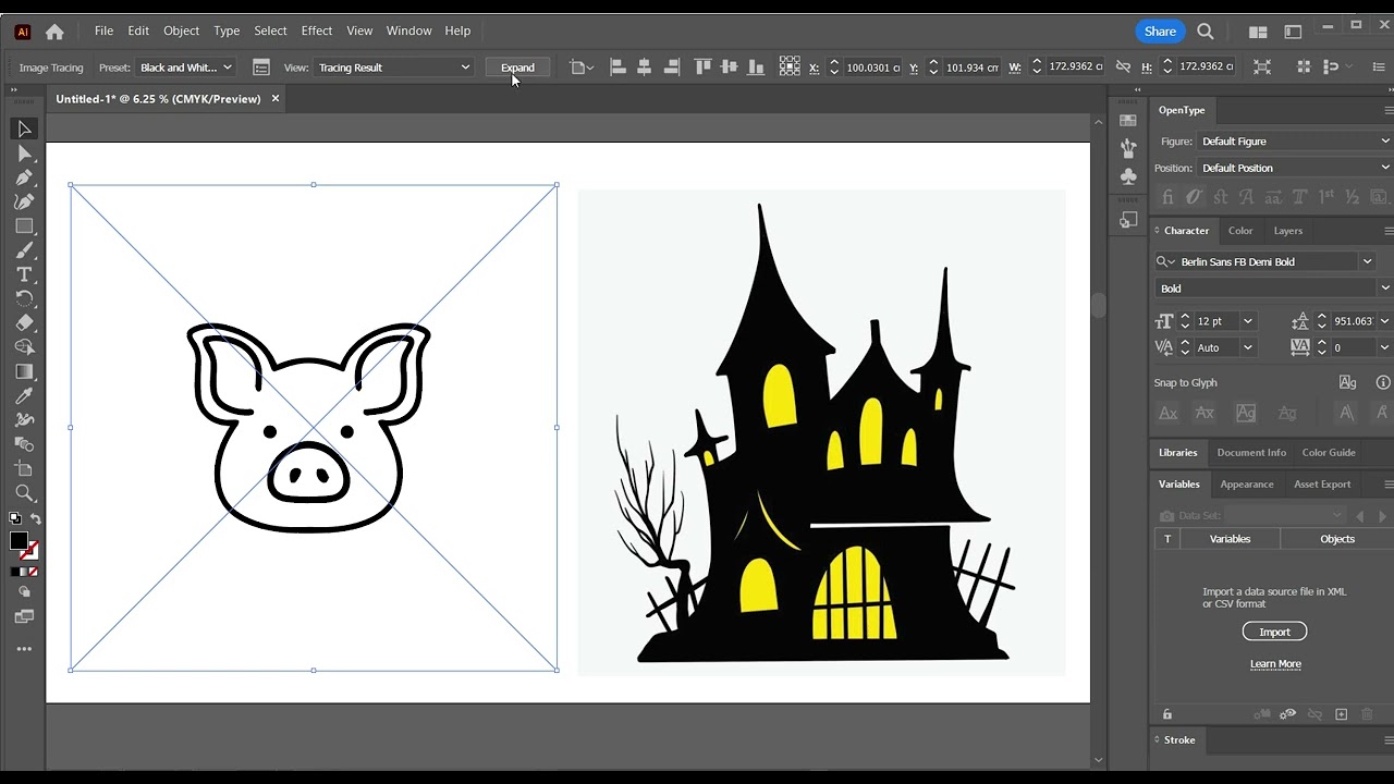 TIP Illustrator   Calco de imagen   convierte foto a dibujo
