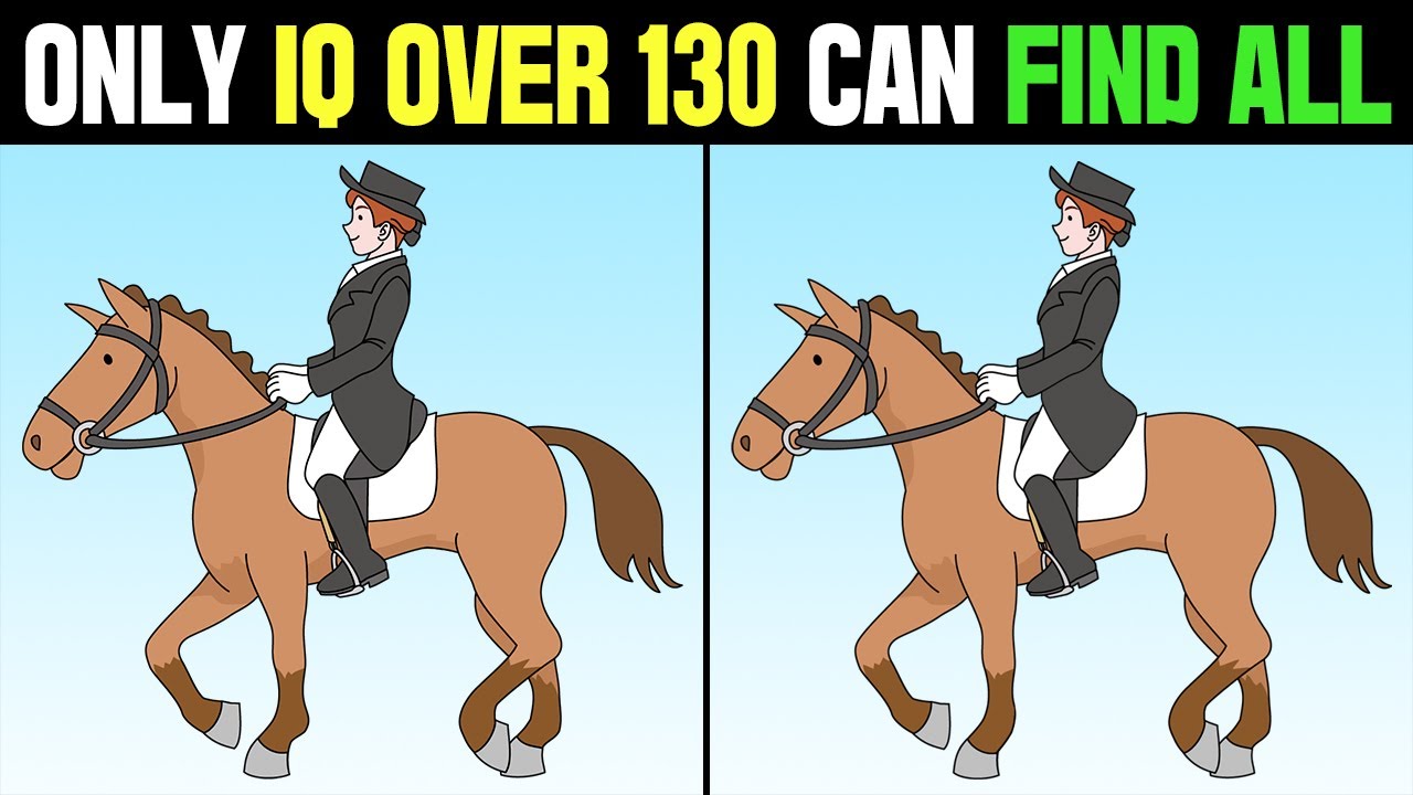 Spot The Difference : Can You Find Them All? [ Find The Difference #35 ]