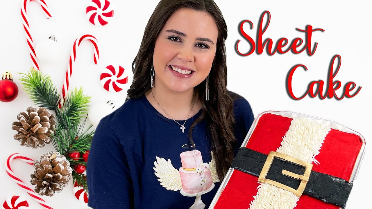 Make This Santa Clause Sheet Cake This Christmas!