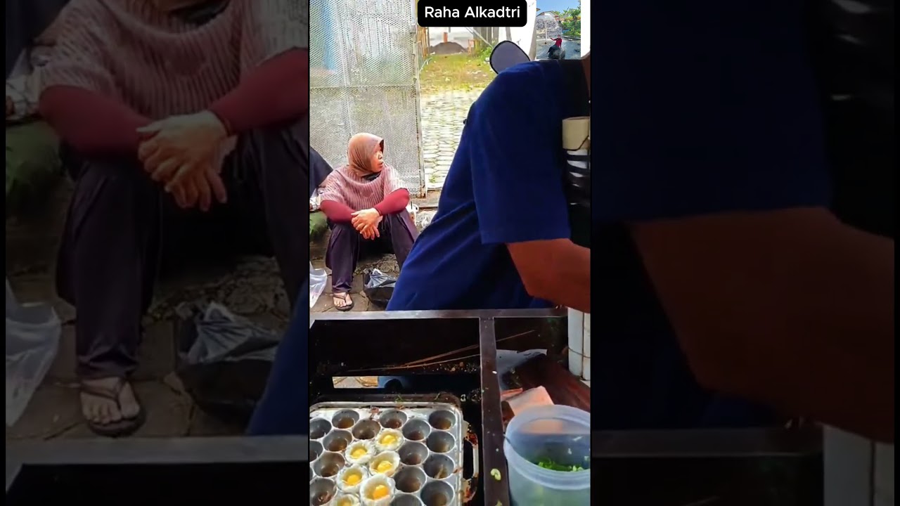 Indonesian street food. 