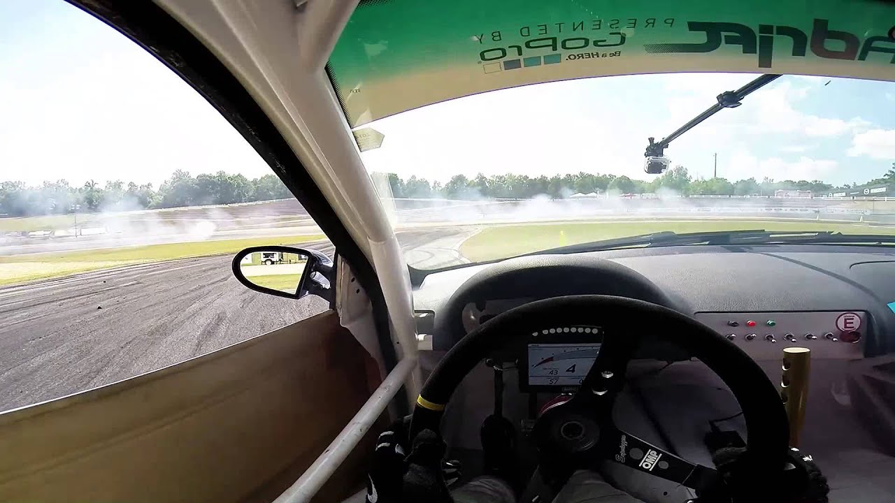 Michael Essa helmet cam Atlanta Formula Drift 2014