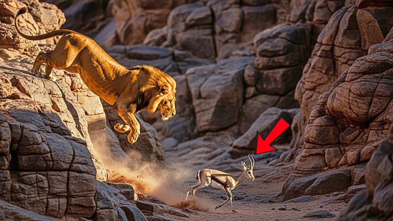 El león que desafió al desierto del Namibe y cambió su destino