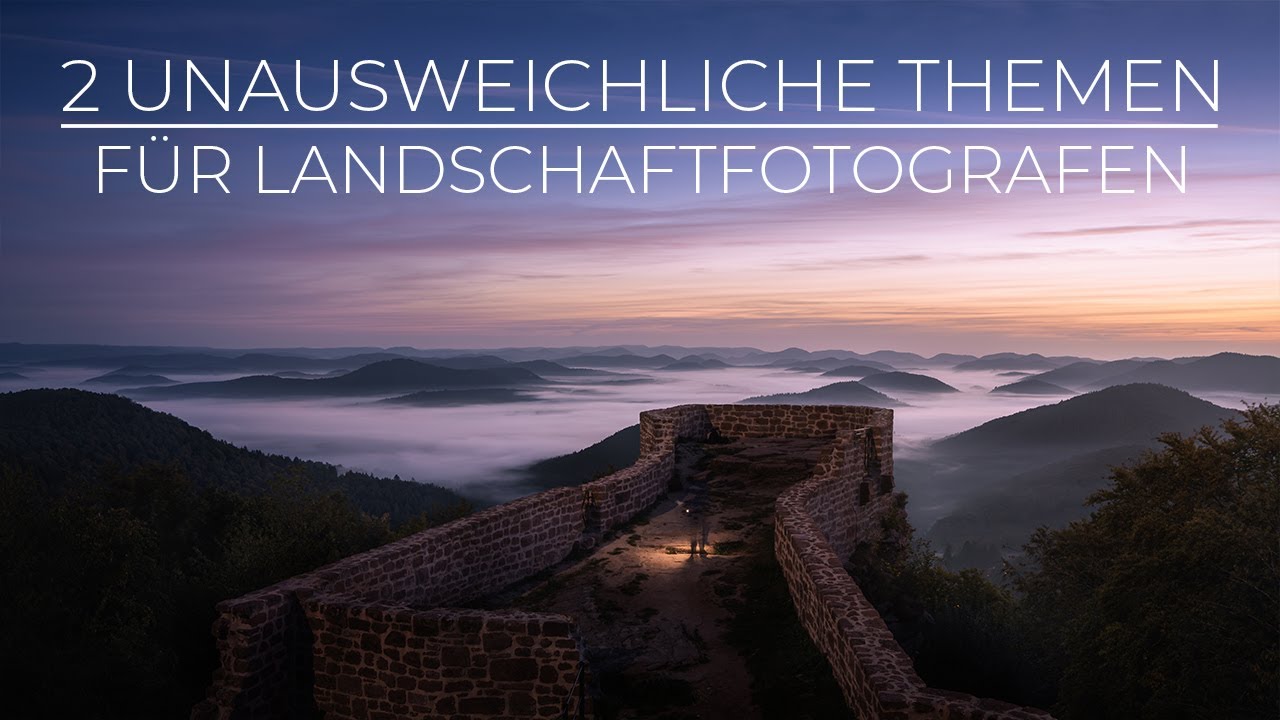 In Dunkelheit zur Location + Einsatz des Teleobjektivs - Landschaftsfotografie Deutschland