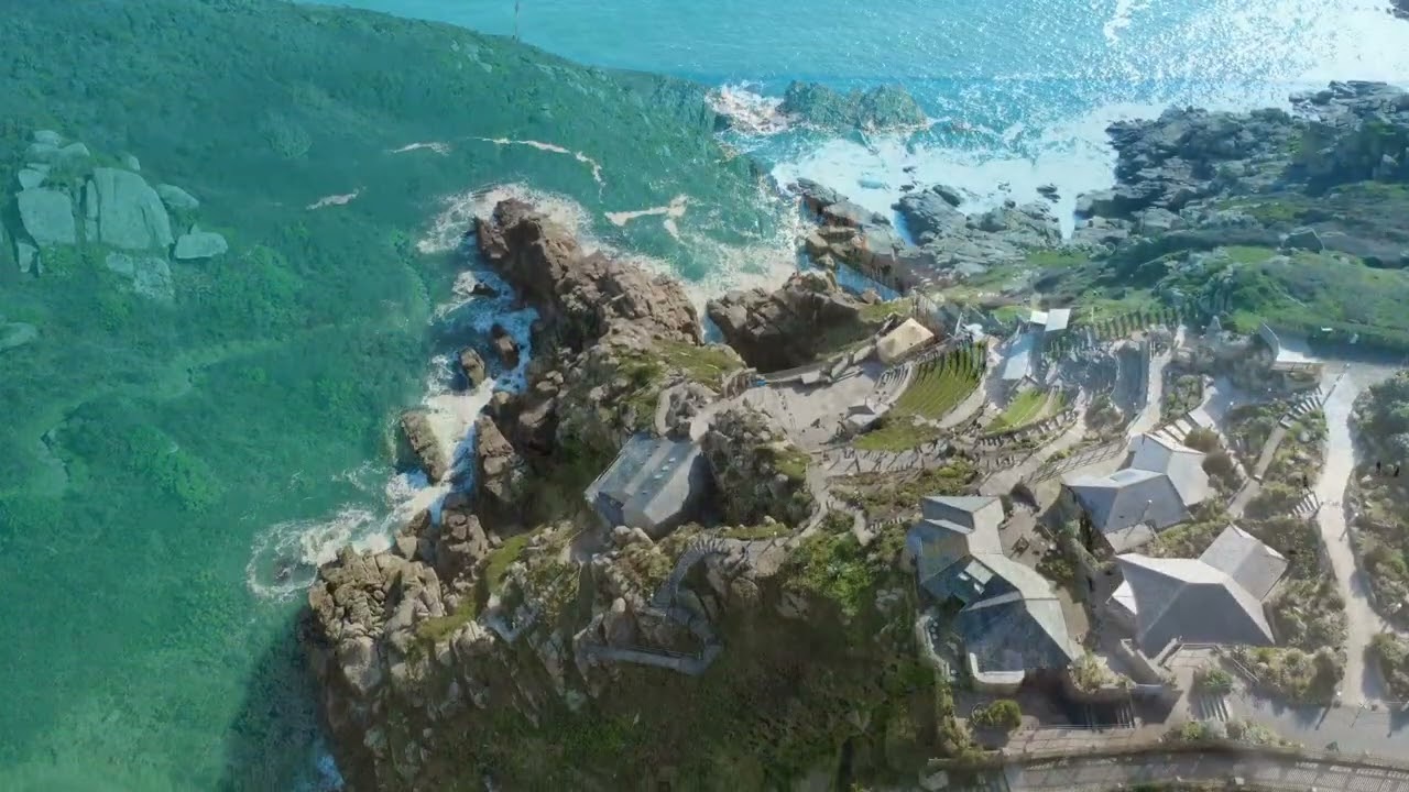 The Minack Theatre & Porthcuro beach