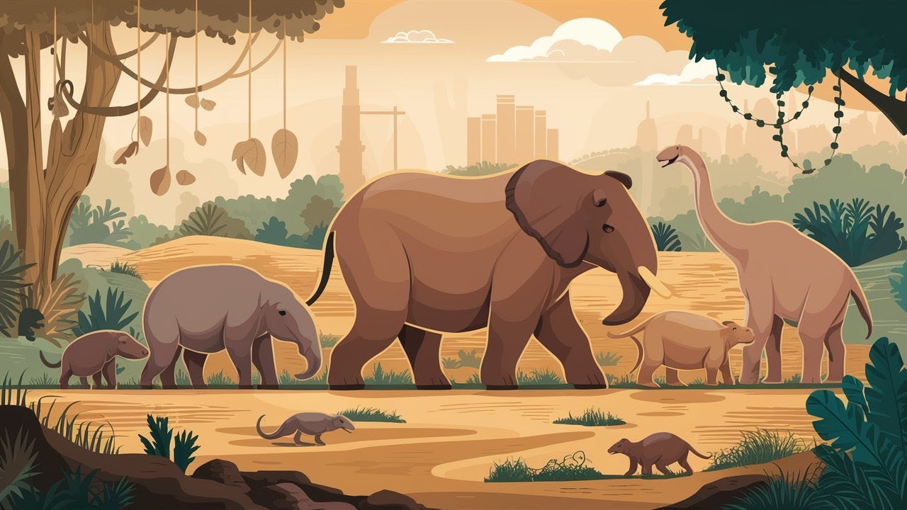 La Evolución de los Mamíferos: De Pequeños Reptiles a Dominantes de la Tierra en 2 minutos