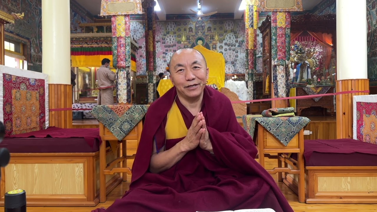ཀུན་བཟང་བླ་མའི་ཞལ་ལུང། སྐྱབས་སུ་འགྲོ་བ་ལ་གསུམ་ཡོད་པ་ལས། གསུམ་པ་བསླབ་པ་དང་ཕན་ཡོན། ཤོག་གྲངས ༡༩༣།